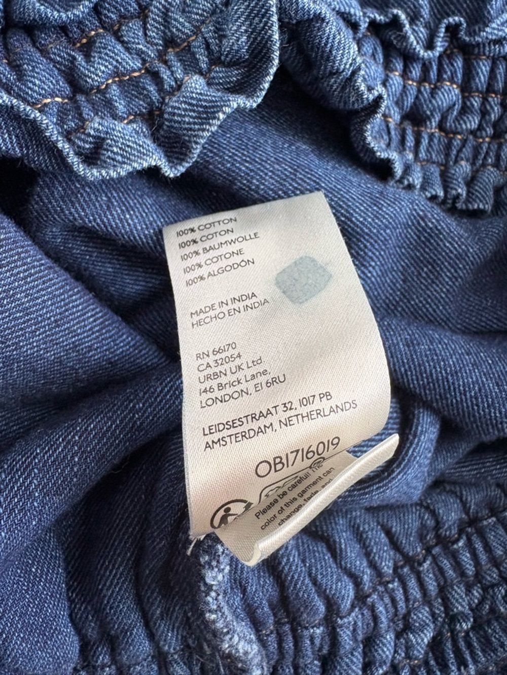 Anthropologie Wide Leg Jeans Size XS Slit at Ankles Ruffle Waist Comfy Cute - Picture 8 of 12